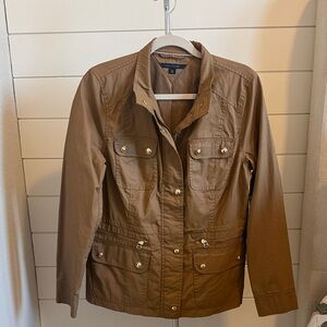 Tommy Hilfiger Tan Utility Jacket for Women